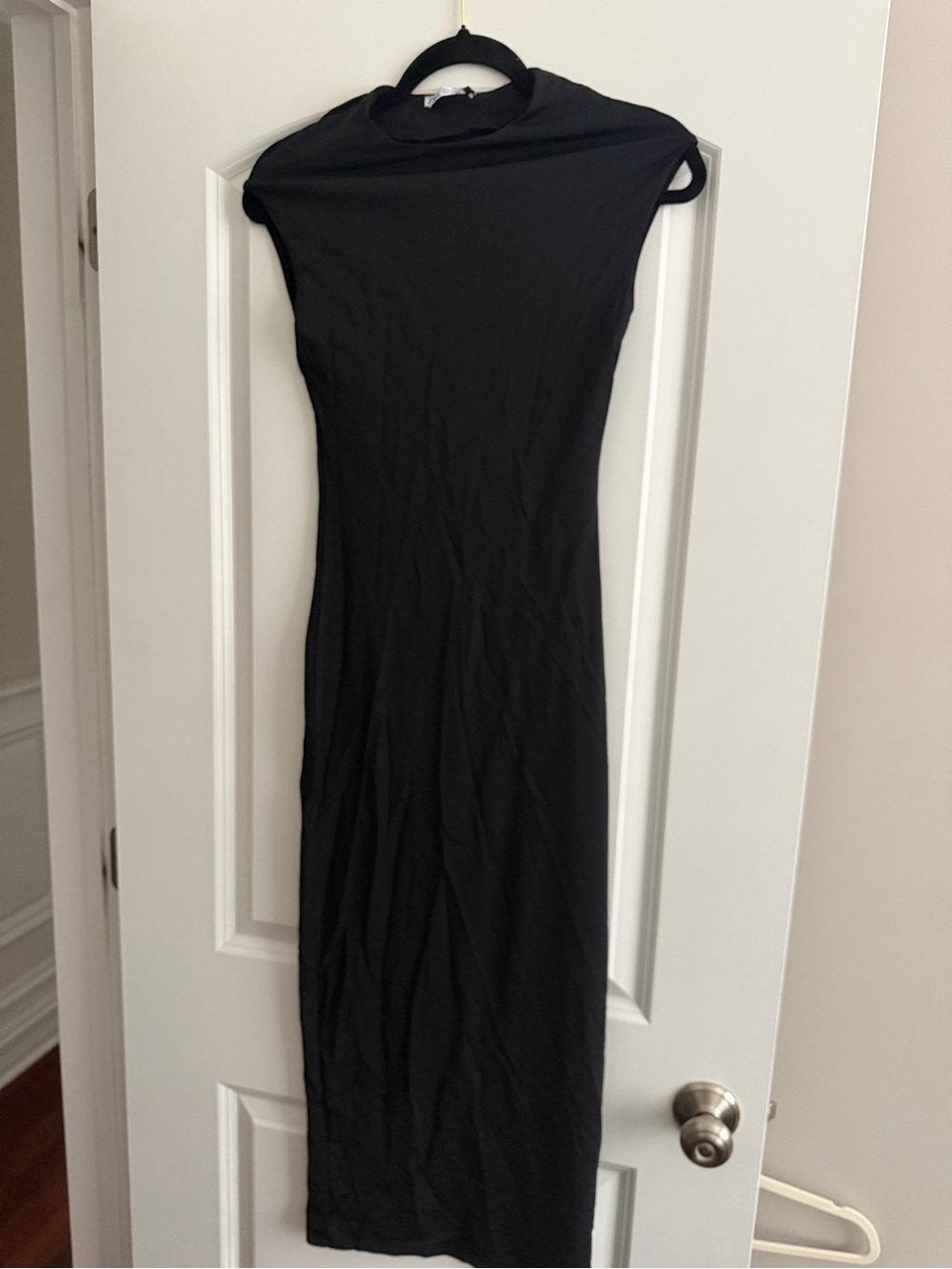 Zara - Black Sleeveless Maxi Dress - MED